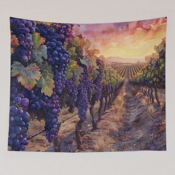 Item preview, Wine Grape Vineyard  designed and sold by Myra365Art.