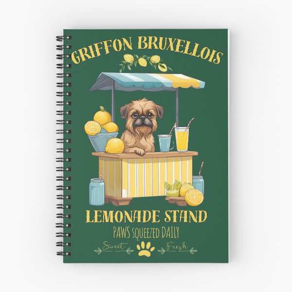 Item preview, Coquette Aesthetic Dog Lemonade Stand paws squeezed daily sweet and fresh fruits lemon Griffon Bruxellois easy peasy lemon squeezy designed and sold by GoodyPaws.