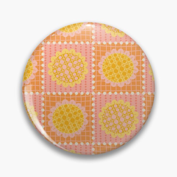 Item preview, Checker 1070s sunflowers chequerboard  designed and sold by Inkworthy.