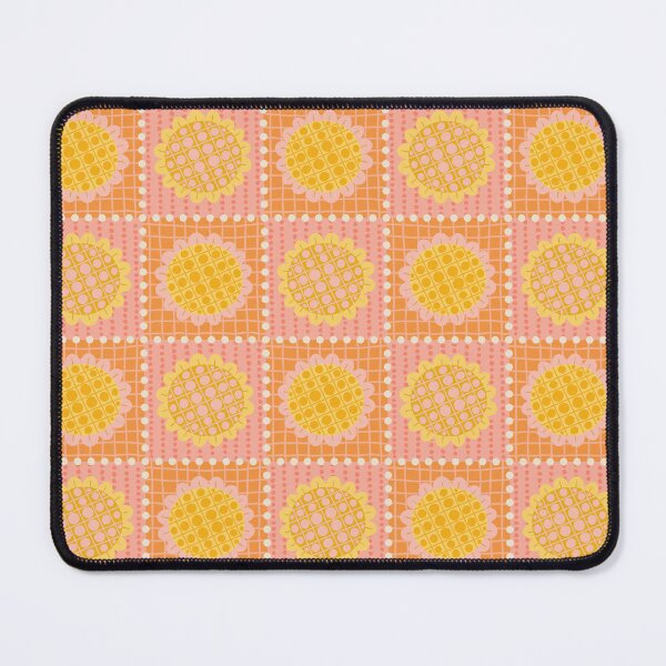 Item preview, Checker 1070s sunflowers chequerboard  designed and sold by Inkworthy.