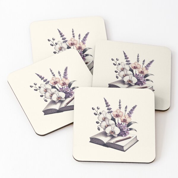 Item preview, Open Book with Flowers: Nature’s Wisdom in Words designed and sold by zzz888.