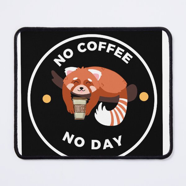 Item preview, Kawaii Red Panda Drinking Coffee in a Tree designed and sold by ShirtLife1.