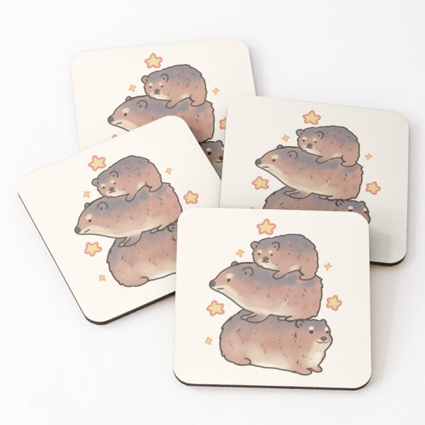 Item preview, Cute hyrax stack designed and sold by Artofmayara.