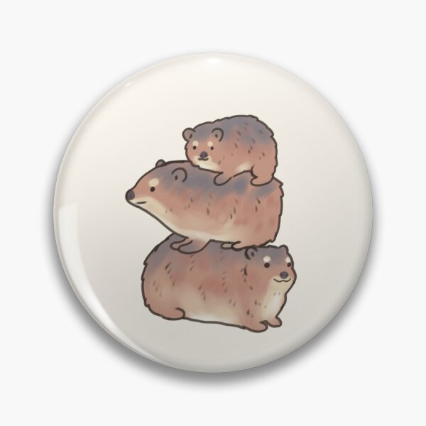 Item preview, Cute hyrax stack designed and sold by Artofmayara.