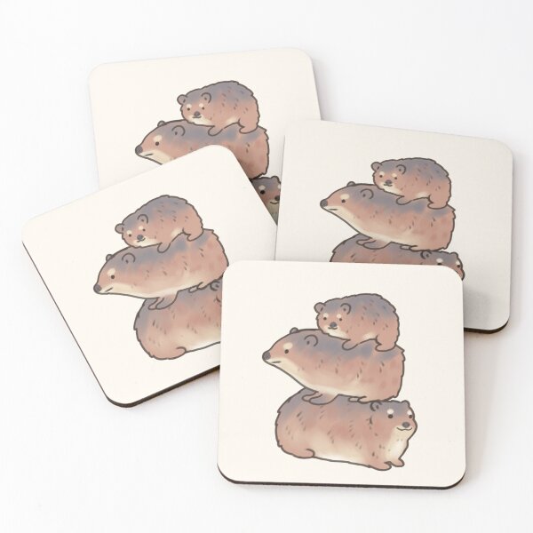 Item preview, Cute hyrax stack designed and sold by Artofmayara.