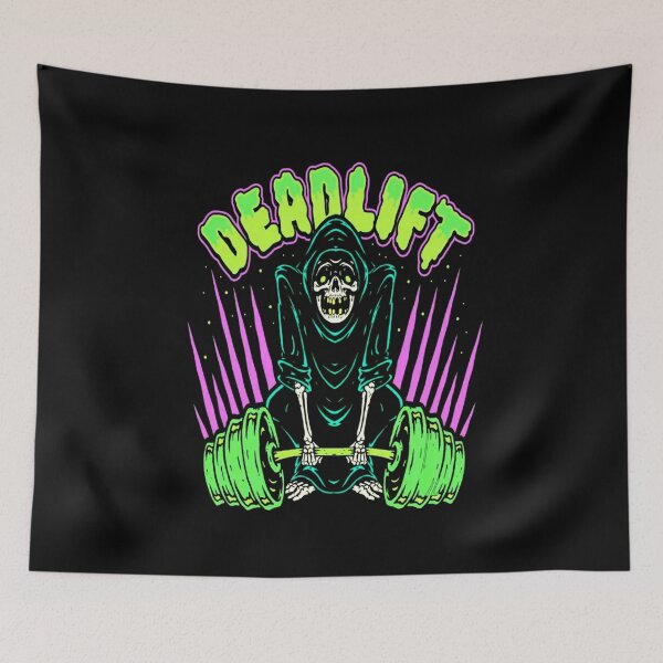 Item preview, Deadlift Workout Skeleton Gym Bodybuilding Musclebuilding designed and sold by taaddison50.