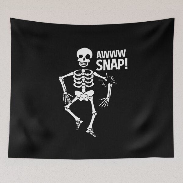 Item preview, Broken Arm Halloween Aww Snap Skeleton designed and sold by taaddison50.