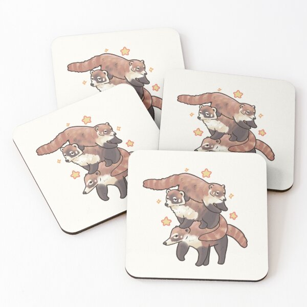 Item preview, White Nosed Coatimundi stack  designed and sold by Artofmayara.