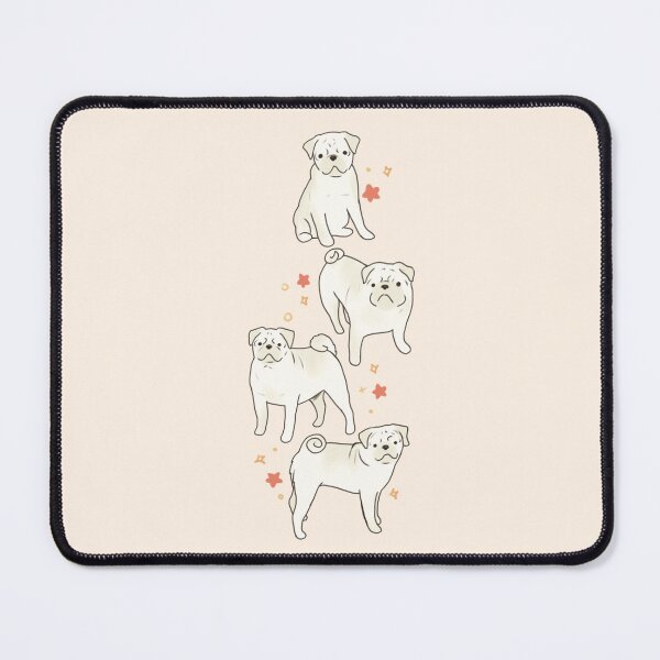Item preview, white pug dog  designed and sold by Artofmayara.