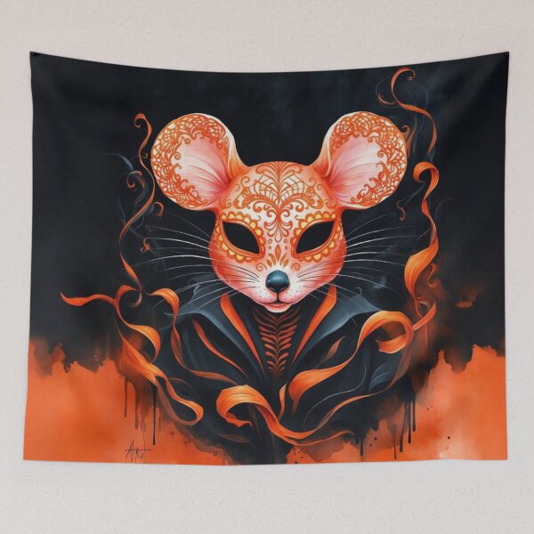 Item preview, Mystical Mouse: A Halloween and Dia de los Muertos Fusion - Art by LaLi Designs designed and sold by LaLi-Designs.