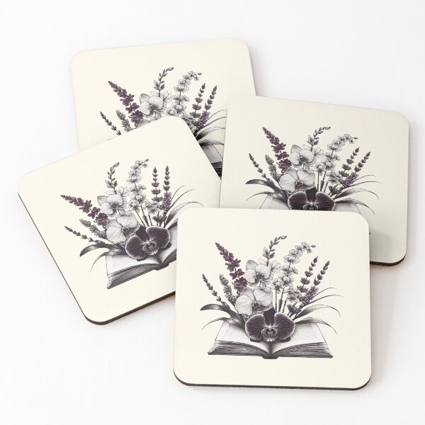 Item preview, Open Book with Flowers: The Blooming Booklover designed and sold by zzz888.