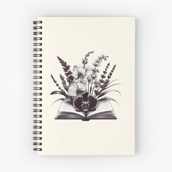 Item preview, Open Book with Flowers: The Blooming Booklover designed and sold by zzz888.