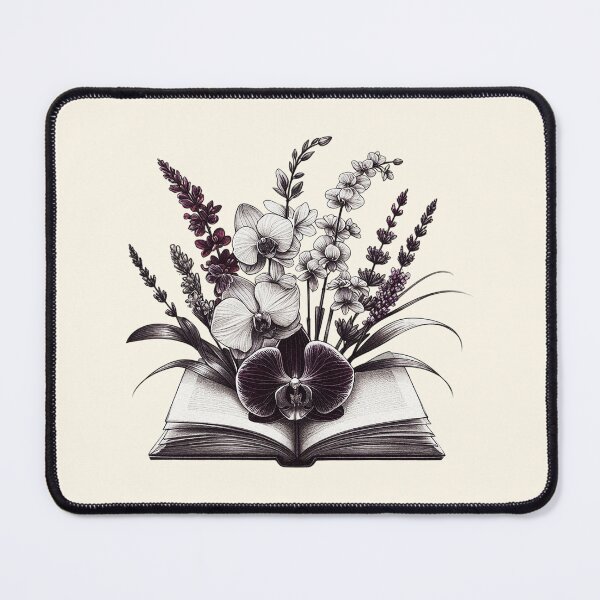 Item preview, Open Book with Flowers: The Blooming Booklover designed and sold by zzz888.