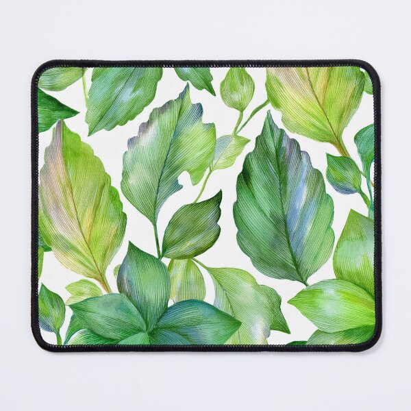 Item preview, Green Leaves Pattern designed and sold by 100Sunsets.