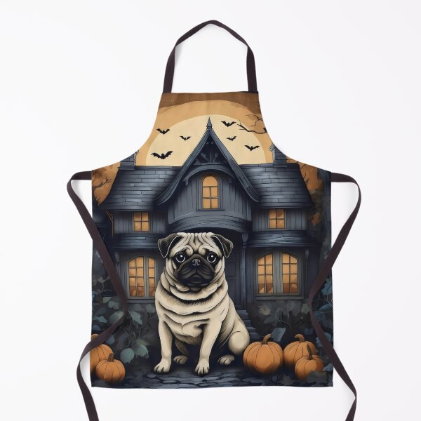 Item preview, Spooky Pug inspired by William Morris designed and sold by bloomandbark.