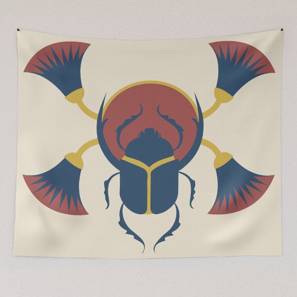 Item preview,  Ancient Egyptian Scarab with lotus ornament designed and sold by mohamedeldin.