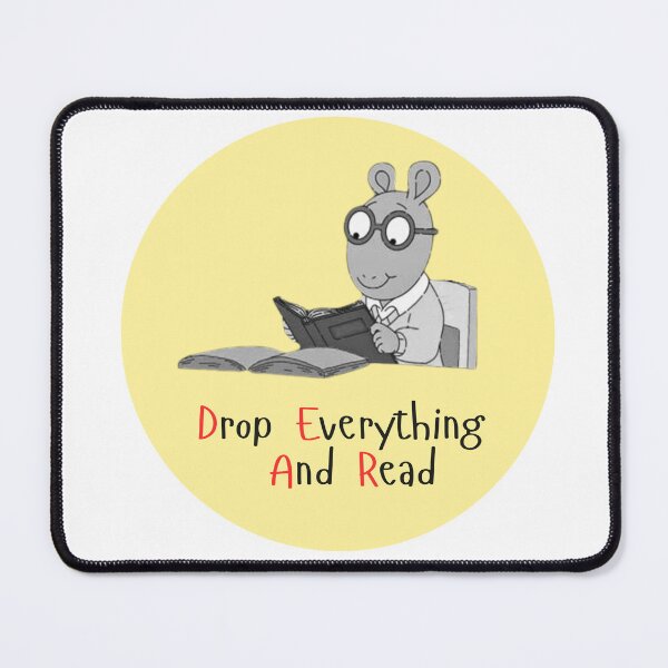 Item preview, Reading is cool Arthur Reed back to school sticker teacher librarian reward sticker CBCA Book week 2024 sticker book week reading is magic Eric carle kids book drop everything and read designed and sold by LaundrySalt.