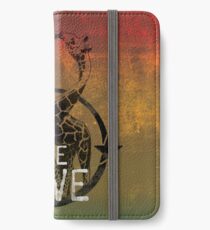 one love iPhone Flip-Case/Hülle/Skin
