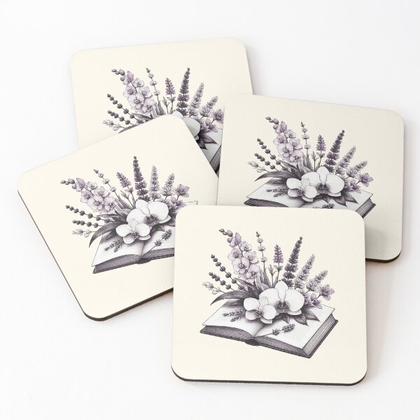 Item preview, Open Book with Flowers: Vibrant Books and Blossoms designed and sold by zzz888.