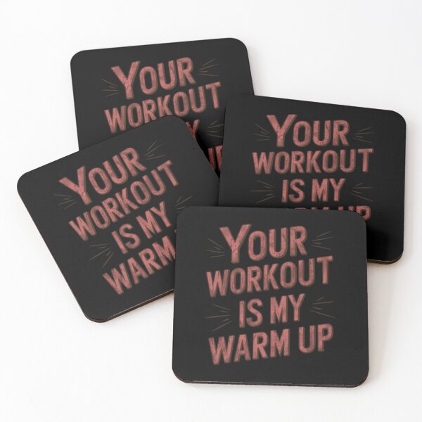 Item preview, Funny Workout Gym Motivation Your Workout Is my Warm Up Quotes designed and sold by ArabCorner.