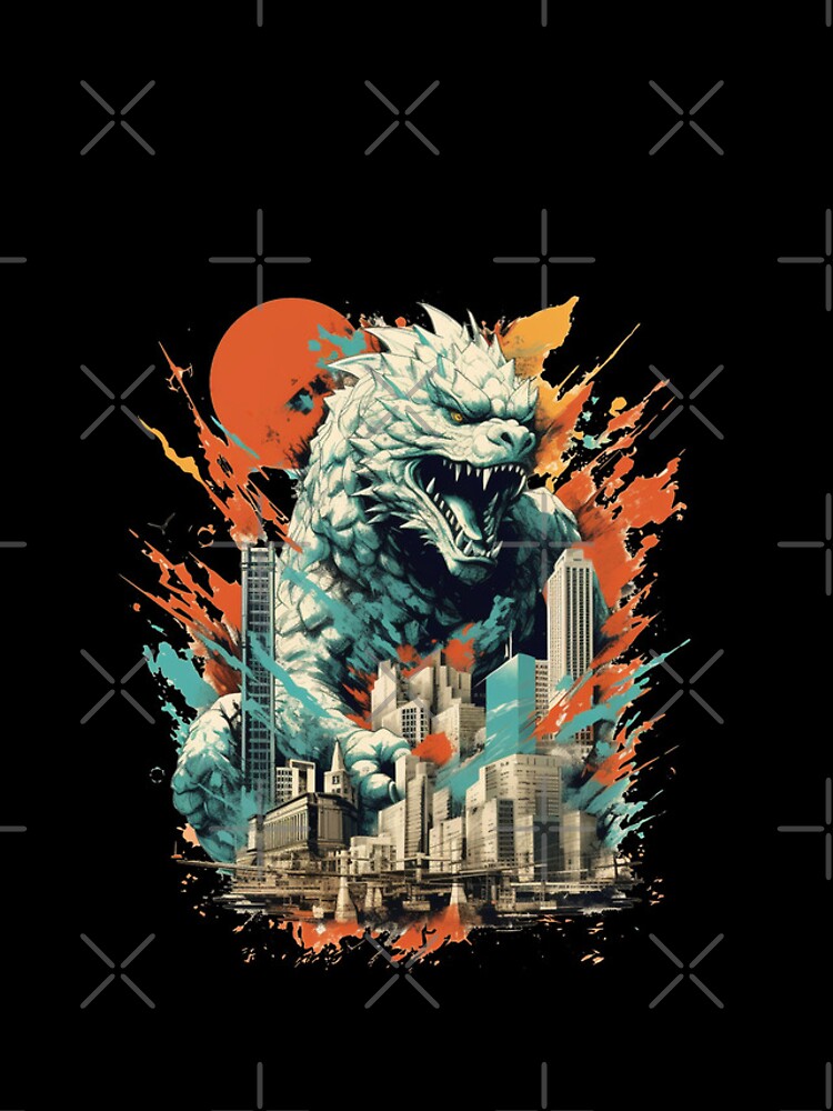 Thumbnail 4 of 4, iPhone Case, Godzilla designed and sold by NoobsDesign.
