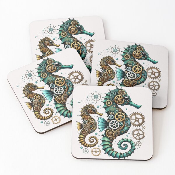 Item preview, Steampunk Seahorse: Ocean's Guardian designed and sold by WildVista.