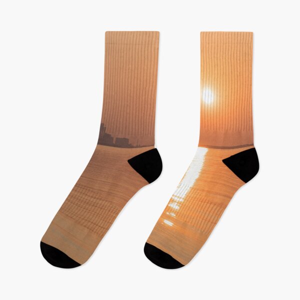 Item preview, Sultry Orange Sunrise Behind the Skyline of Toronto on a Hot Muggy Day designed and sold by Georgia Mizuleva.