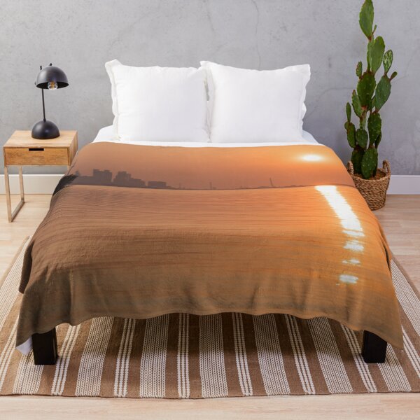 Item preview, Sultry Orange Sunrise Behind the Skyline of Toronto on a Hot Muggy Day designed and sold by Georgia Mizuleva.