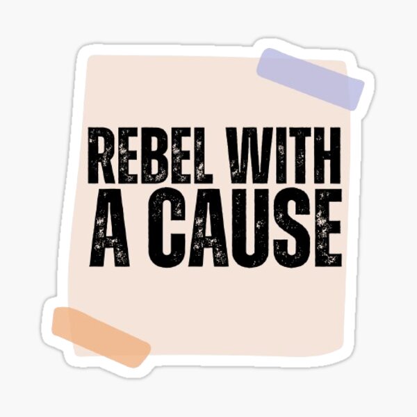 Item preview, Rebel with a cause designed and sold by Eevoushka Jouve.
