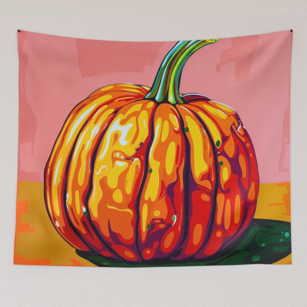 Item preview, Pumpkin Pop Art 1 designed and sold by AstroRisq.