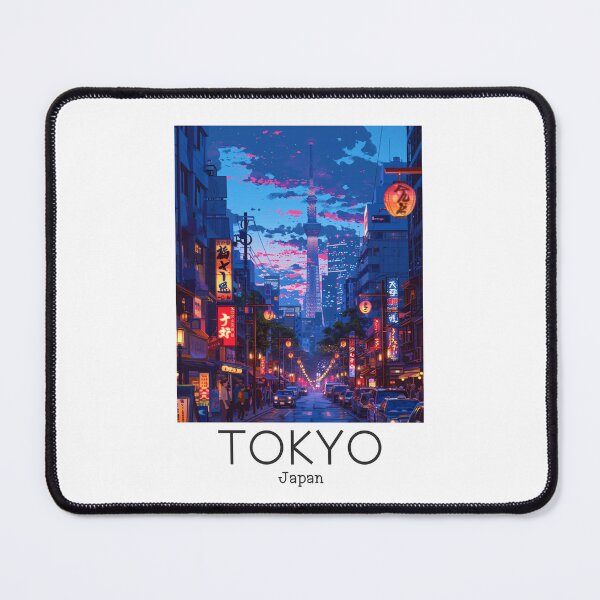 Item preview, A Vintage Travel Illustration of Tokyo - Japan  designed and sold by GoodOldVintage.