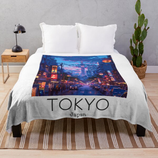 Item preview, A Vintage Travel Illustration of Tokyo - Japan designed and sold by GoodOldVintage.