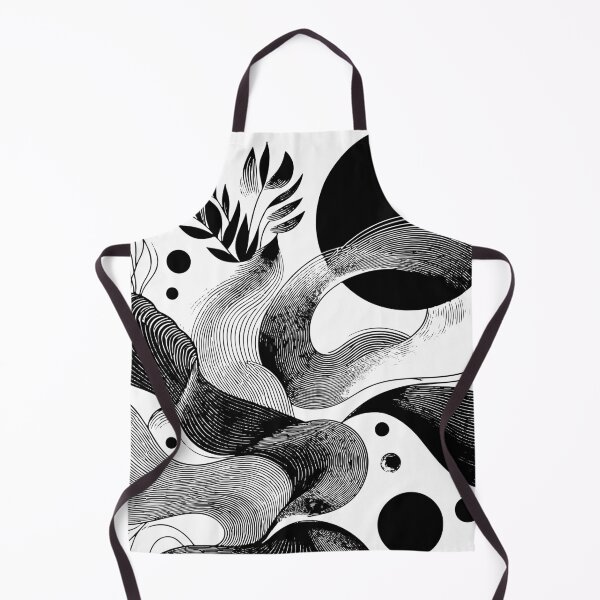 Item preview, Black and White Abstract Geometric Composition. designed and sold by Nataliya Kretsu.