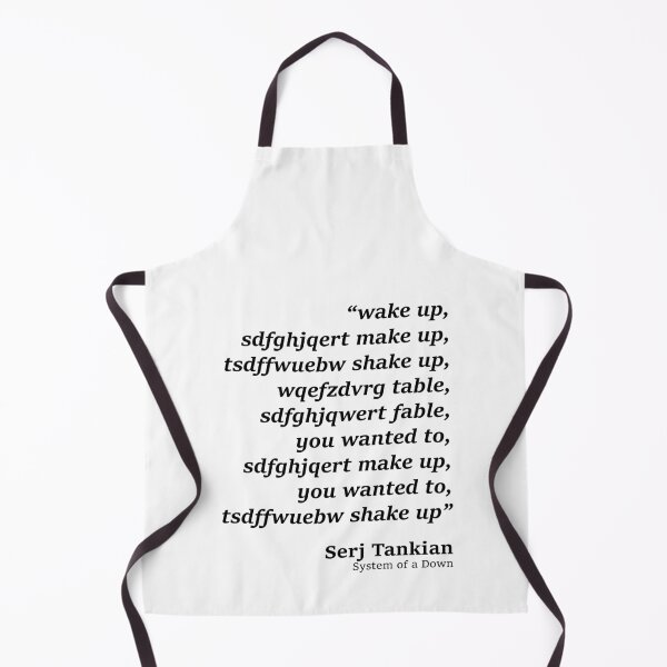 Item preview, wake up make up - System of a Down - Chop Suey parody designed and sold by PAINTMONKEYS.