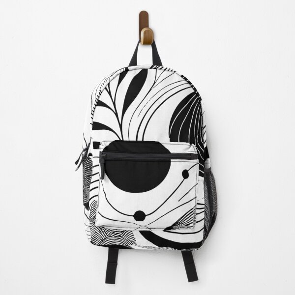 Item preview,  Black and White Abstract Geometric Composition designed and sold by Nataliya Kretsu.