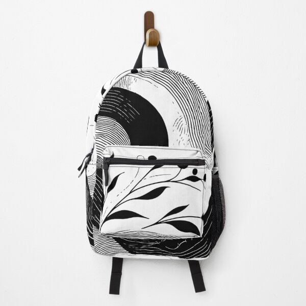 Item preview,  Black and White Abstract Geometric Composition designed and sold by Nataliya Kretsu.