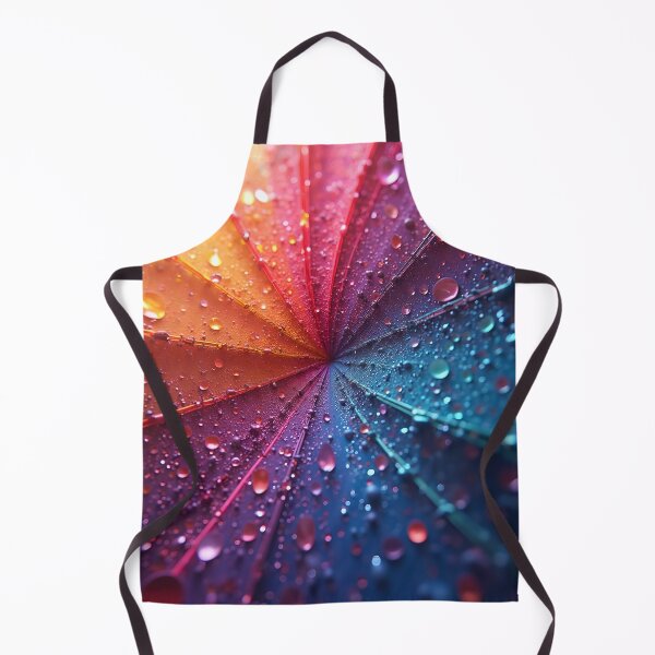 Item preview, Colorful Rainbow Pattern With Water Droplets designed and sold by Warriorgal.