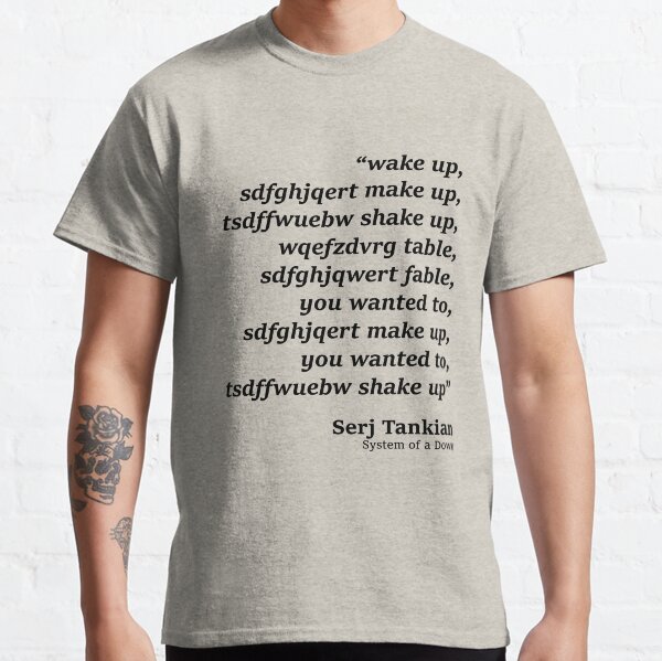Item preview, wake up make up - System of a Down - Chop Suey parody designed and sold by PAINTMONKEYS.