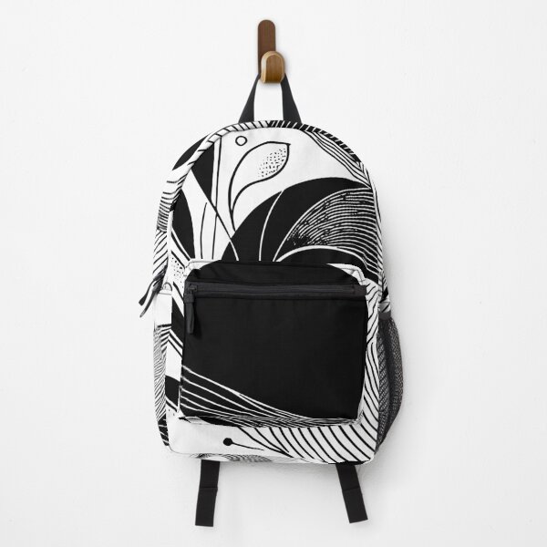 Item preview,  Black and White Abstract Geometric Composition designed and sold by Nataliya Kretsu.