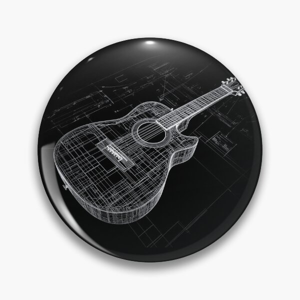 Item preview, classical guitar drawing artwork designed and sold by gut2000.