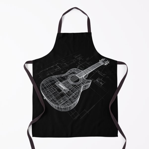 Item preview, classical guitar drawing artwork designed and sold by gut2000.
