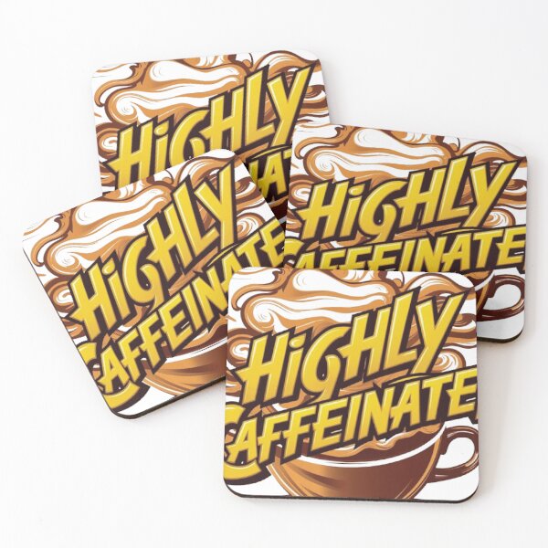 Item preview,  highly caffeinated tee motivation coffee quote funny motivation  designed and sold by Hilmanku.