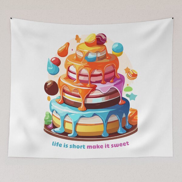 Item preview, Life is short make it sweet designed and sold by JingleSnitch.