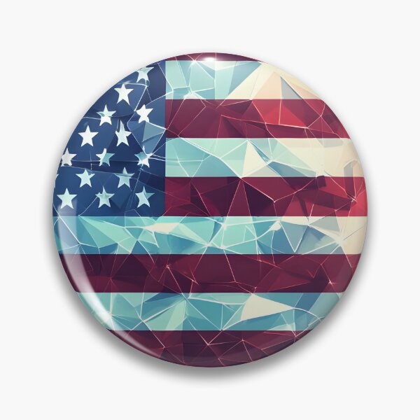 Item preview, Patriotic Brilliance: Modern American Flag Art designed and sold by AI-Only Creations.