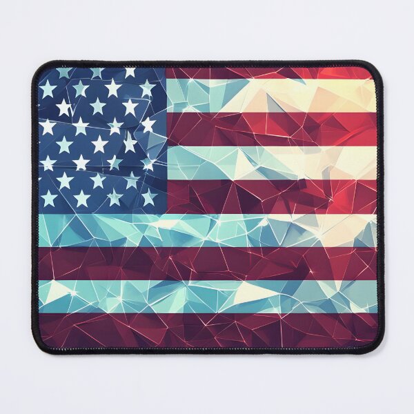 Item preview, Patriotic Brilliance: Modern American Flag Art designed and sold by AI-Only Creations.