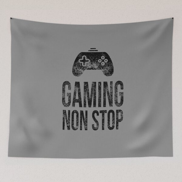 Item preview, gaming non stop black designed and sold by PAINTMONKEYS.