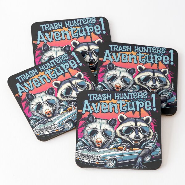 Item preview, Trash Panda Adventures - 80's Vintage Retro Aesthetics Gift designed and sold by InkyGenies.