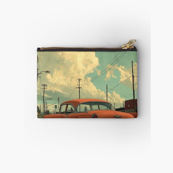 Item preview, Vintage Car on Deserted Street designed and sold by Rafał Stadnik.