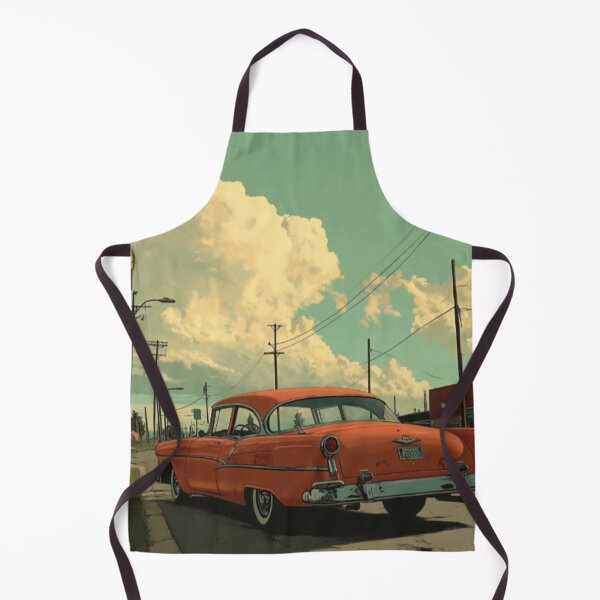 Item preview, Vintage Car on Deserted Street designed and sold by Rafał Stadnik.