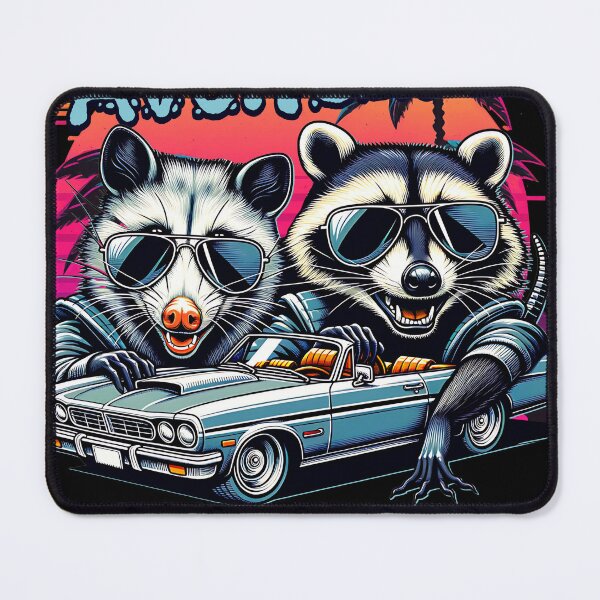 Item preview, Trash Panda Adventures - 80's Vintage Retro Aesthetics Gift designed and sold by InkyGenies.